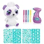 Airbrush Panda Plush para personalizar - Arte de rociado peluche con fieltro y plantillas - OFG 257 - Toyes del canal