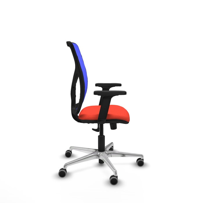 PIQUERAS Y CRESPO Silla de oficina Motilla con mecanismo Sincro, Naranja oscuro y Azul PIQUERAS Y CRESPO Silla de oficina Motilla con mecanismo Sincro, Naranja oscuro y Azul