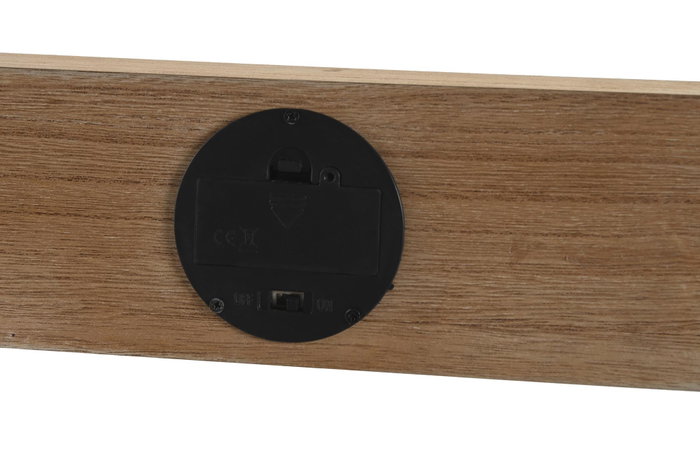 DKD Home Decor Decoración LED MDF Natural 34x8x17