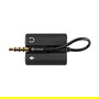 Sharkoon PMP35 Adaptador de Audio 3.5mm Macho a 3.5mm Hembra Negro 0.12m