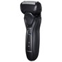 Panasonic ES-RT37-K503 Maquinilla de afeitar eléctrica para hombre, recargable, 54 min de uso inalámbrico, negro