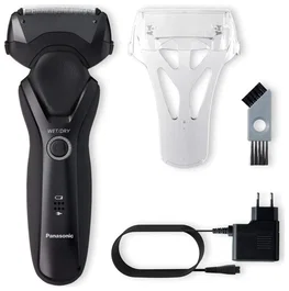 Panasonic ES-RT37-K503 Maquinilla de afeitar eléctrica para hombre, recargable, 54 min de uso inalámbrico, negro