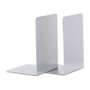 MAUL Sujetalibros Plata 12,0 x 12,0 x 17,5 cm - 2 Piezas