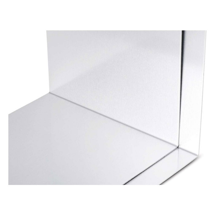 MAUL Sujetalibros Plata 12,0 x 12,0 x 17,5 cm - 2 Piezas
