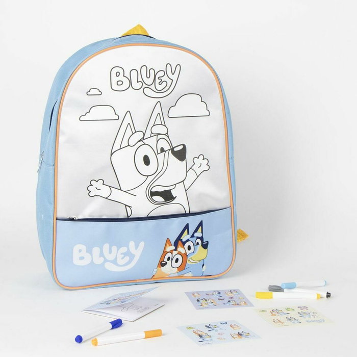 Cerdá Set Mochila DIY Bluey Azul Cerdá Set Mochila DIY Bluey Azul