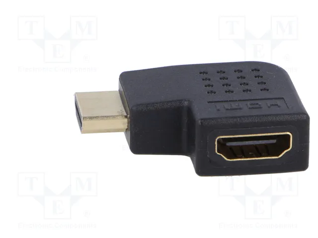AKYGA Adaptador HDMI 1.4 High Speed + Ethernet Negro