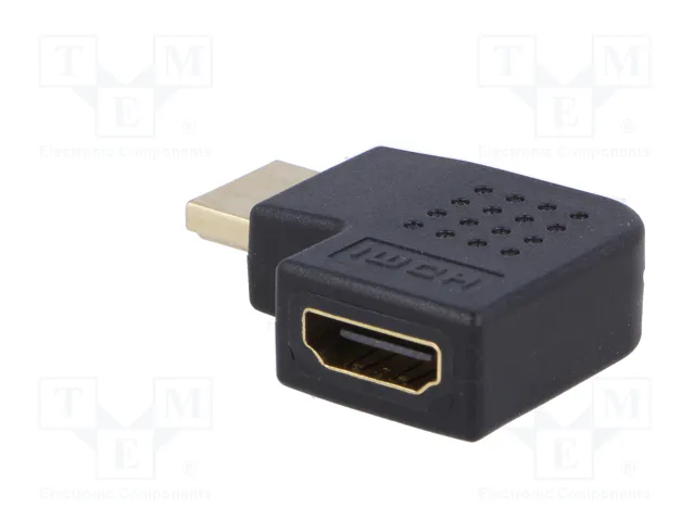 AKYGA Adaptador HDMI 1.4 High Speed + Ethernet Negro