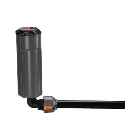 Gardena Sprinklersystem L-Stück 25 mm x 3/4"-Außengewinde, Referencia 2781-20, Color Negro y Gris