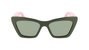 Ferragamo SF929S-304 Gafas de sol para mujer con cristal verde