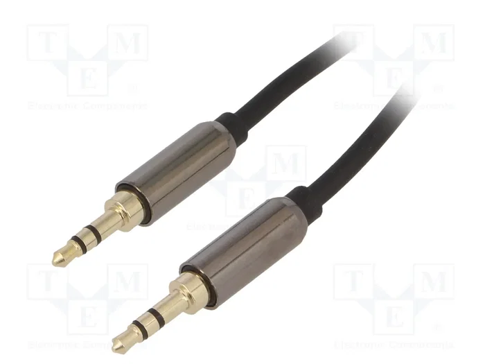 4CARMEDIA Cable Jack 3,5mm 3pin con conectores dorados 1m 4CARMEDIA Cable Jack 3,5mm 3pin con conectores dorados 1m