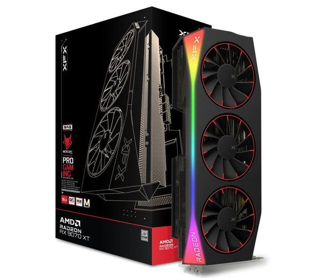 XFX Mercury Radeon RX 9070 XT OC Magnetic Air Edition RGB 16GB GDDR6 XFX Mercury Radeon RX 9070 XT OC Magnetic Air Edition RGB 16GB GDDR6