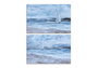 DKD Home Decor Cuadro Mediterraneo Azul Beige Lienzo MDF 2.8 x 80 x 120 cm (2 Unidades)