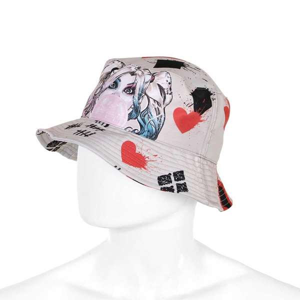 Karactermania Gorro Infantil Harley Quinn Bucke Talla M Algodón Beige 15x25x25 cm