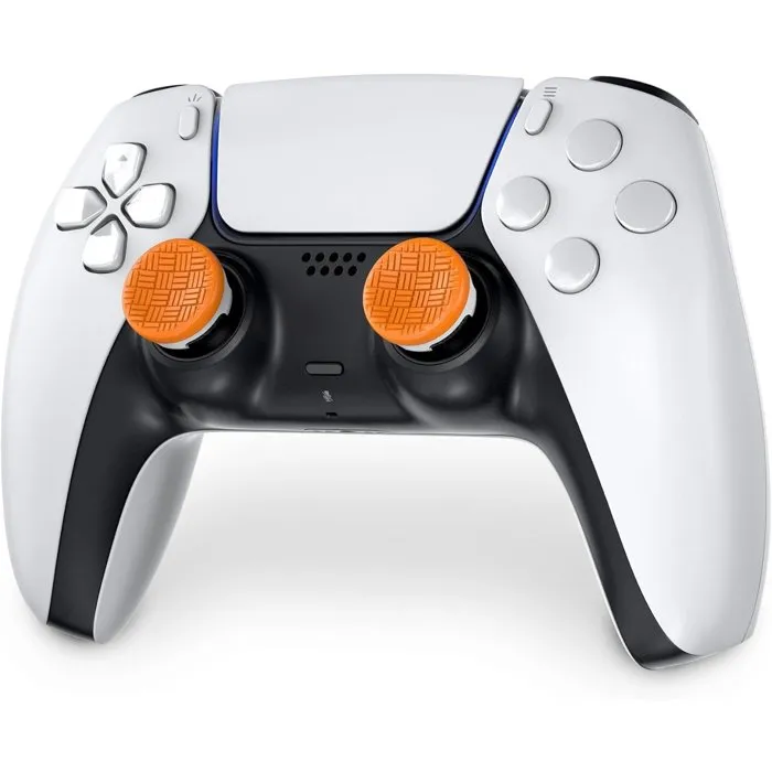 SteelSeries KontrolFreek Edición Omni - Paquete de 2 joysticks deportivos - Naranja - Para PS5/PS4