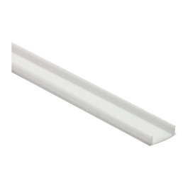Synergy21 LED U-Profil ALU009 con Difusor PMMA Opal y Cubierta de Plástico Opal - Perfil de Aluminio para Tiras LED