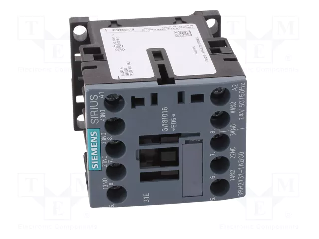 SIEMENS 3RH2131-1AB00 Contactor 4-polar 24VAC 10A S00