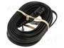 GOOBAY Cable telefónico RJ11 a TAE F, 6m, negro