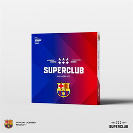 Asmodee Superclub Barcelona Manager Kit - Expansión Oficial de Juego de Mesa FC Barcelona en Inglés - Requiere Juego Base Superclub