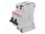 ABB S300P S302P-C20 Interruptor magnetotérmico 2 polos 20A Curva C