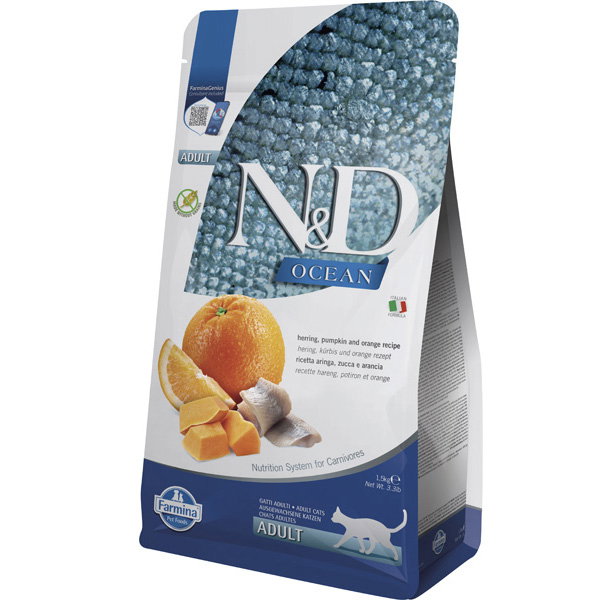 Farmina N&D Ocean Cat Arenque y Calabaza 1,5kg Farmina N&D Ocean Cat Arenque y Calabaza 1,5kg