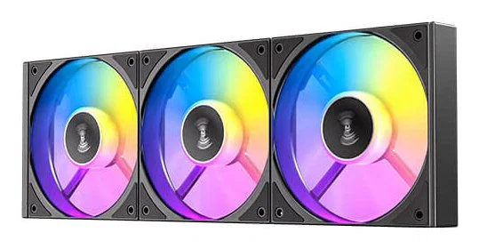 Antec Ventilador para PC 12 cm, Pack de 3, RGB, PWM, Hidráulico, 800-1800 RPM, 43.2 m³/h, Negro (Ref: 0-761345-40048-0)