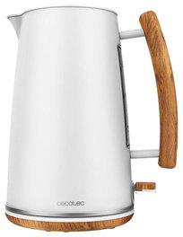 Cecotec Thermosense 400 Hervidor Eléctrico Blanco y Madera