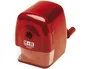 Mor Sacapuntas de Sobremesa Manual con Manivela y Parada Automática, Rojo