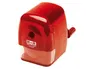 Mor Sacapuntas de Sobremesa Manual con Manivela y Parada Automática, Rojo