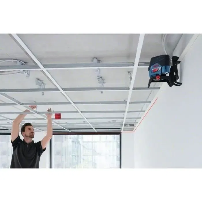 Bosch GCL 2-50 C Nivel Láser Línea/Punto Rojo 20m 50m 0,3 mm/m Batería Ion Litio 12V IP54 Maletín