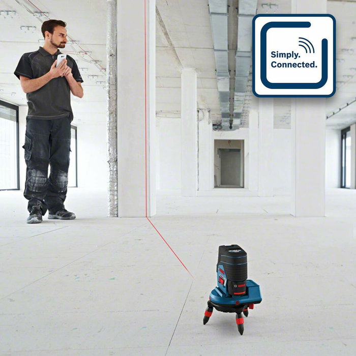 Bosch Professional GCL 2-50 C + RM 2 + BT 150 (AA) Kit de nivel láser de 2 cruces Bosch Professional GCL 2-50 C + RM 2 + BT 150 (AA) Kit de nivel láser de 2 cruces