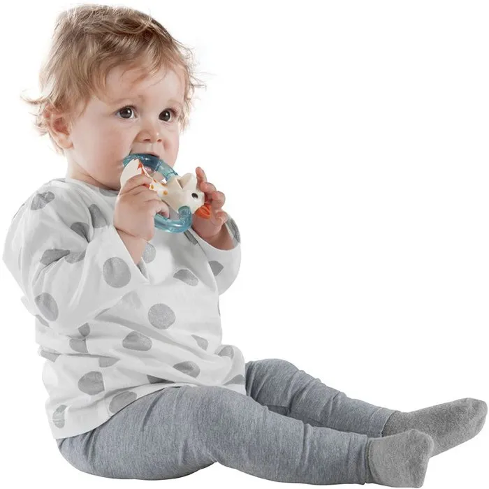 Sophie la Girafe Anillo de dentición Sophie la Jirafa - Anillo de goma doble texturizado para refrigerar - VUL3056560103153