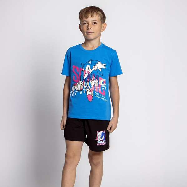 Cerdá Pijama Corto Sonic Single Jersey Talla 10 Años