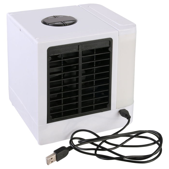 Je cherche une Idee Refrigerador de Aire USB Portátil con 4 Horas de Autonomía y Depósito Extraíble, Ideal para Climas Cálidos