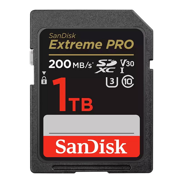 Sandisk Extreme PRO Tarjeta de Memoria SDXC de 1TB con Velocidad de Lectura de 200MB/s Sandisk Extreme PRO Tarjeta de Memoria SDXC de 1TB con Velocidad de Lectura de 200MB/s