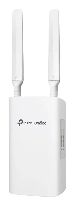 TP-Link Omada ER703WP-4G-Outdoor Router VPN exterior 4G+/LTE con WiFi 6 AX3000, 3xWAN/LAN PoE, nanoSIM, IP55, Blanco