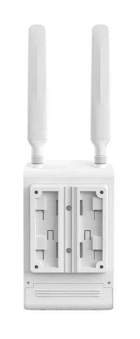 TP-Link Omada ER703WP-4G-Outdoor Router VPN exterior 4G+/LTE con WiFi 6 AX3000, 3xWAN/LAN PoE, nanoSIM, IP55, Blanco