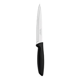 Tramontina Cuchillo Utility Plenus Negro 153 mm Acero Inoxidable Mango Polipropileno
