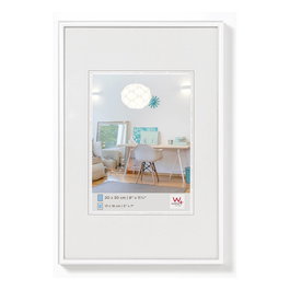 Walter KV520W Expositor de Pared Retroiluminado, Blanco, Plástico, Formato 10x15 cm, Rectangular, 14x159x210 mm