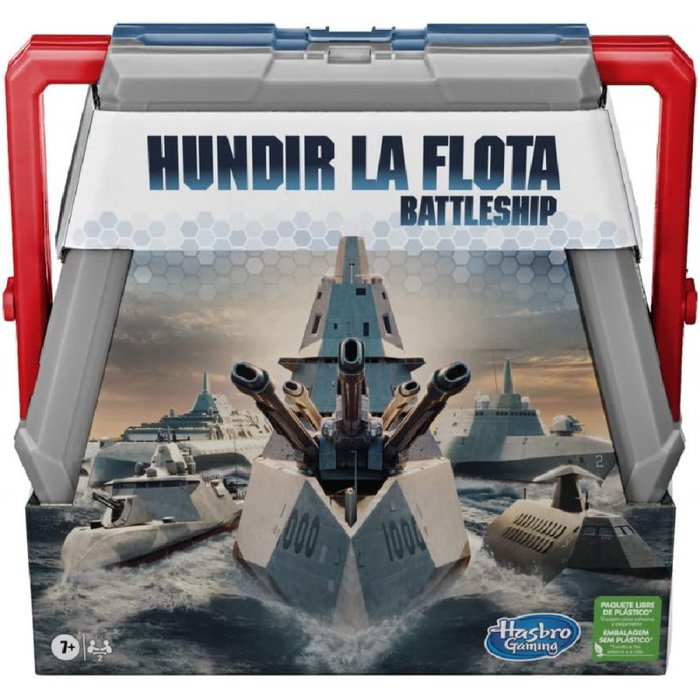 Hasbro Hundir la Flota - Juego de Mesa Clásico de Estrategia Naval Hasbro Hundir la Flota - Juego de Mesa Clásico de Estrategia Naval