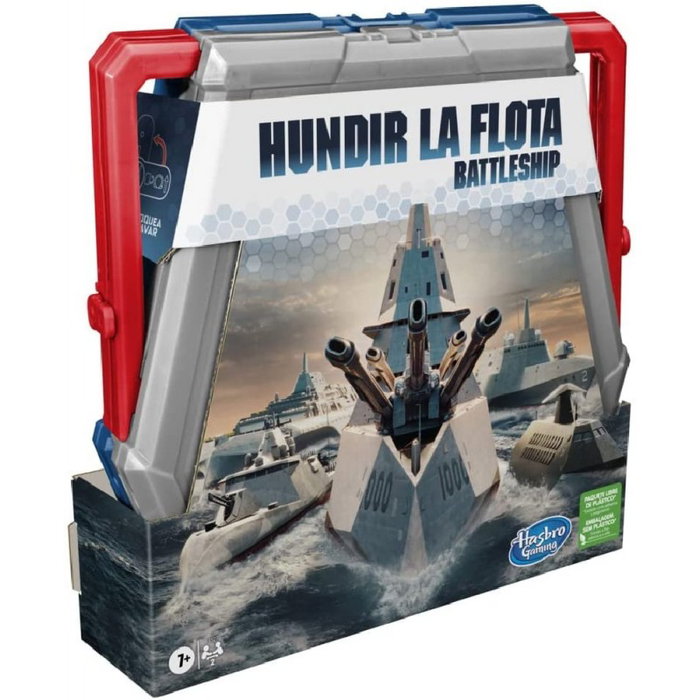 Hasbro Hundir la Flota - Juego de Mesa Clásico de Estrategia Naval Hasbro Hundir la Flota - Juego de Mesa Clásico de Estrategia Naval