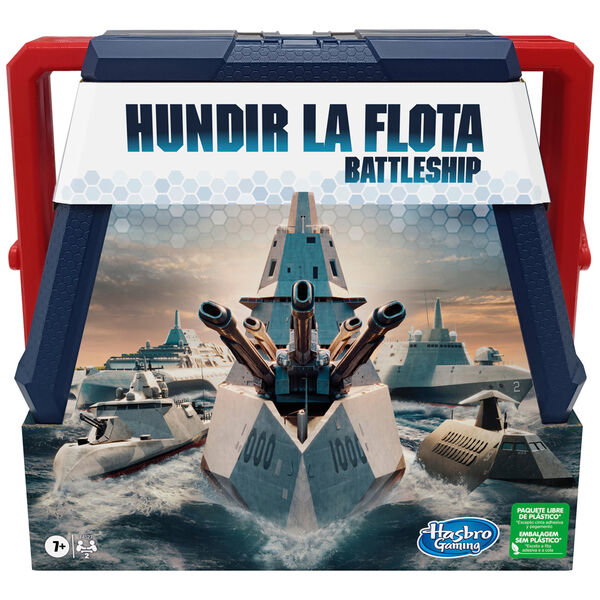 Hasbro Hundir la Flota - Juego de Mesa Clásico de Estrategia Naval Hasbro Hundir la Flota - Juego de Mesa Clásico de Estrategia Naval