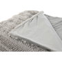 DKD Home Decor Manta de Poliéster 220x240x1 cm Gris Claro
