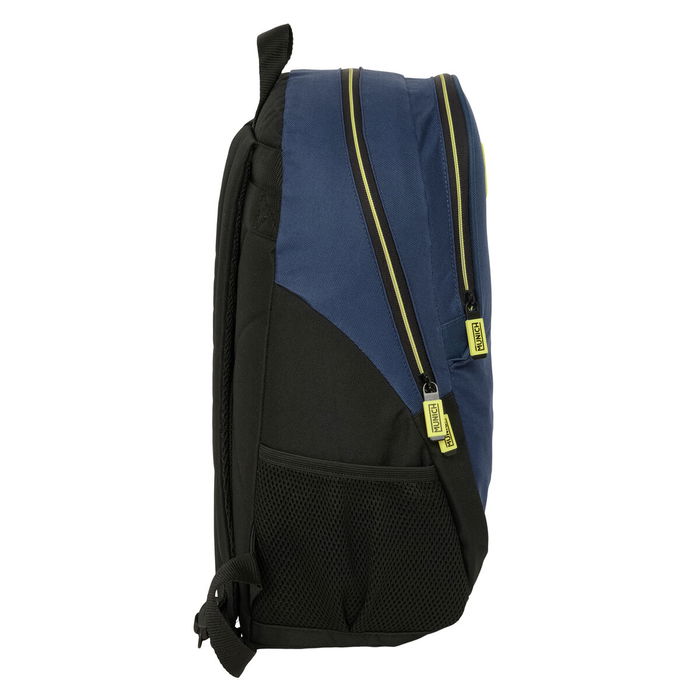 Mochila Escolar Munich Track Azul Negro 32 x 44 x 16 cm