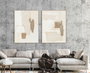 DKD Home Decor Cuadro Lienzo PS 90x120 Abstracto (Pack de 2)