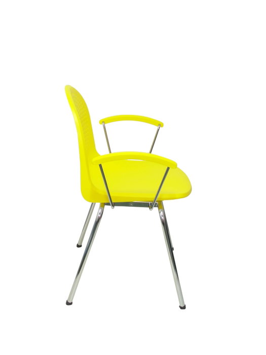 Piqueras Y Crespo Pack de 4 sillas Ves color amarillo