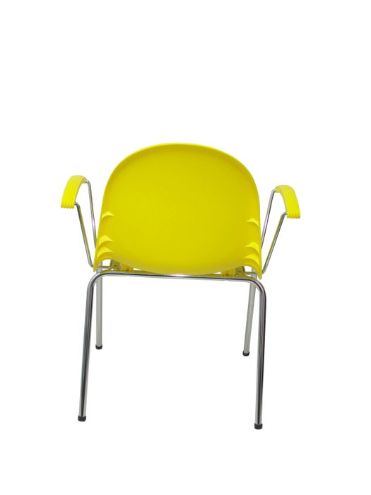 Piqueras Y Crespo Pack de 4 sillas Ves color amarillo