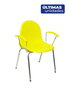 Piqueras Y Crespo Pack de 4 sillas Ves color amarillo