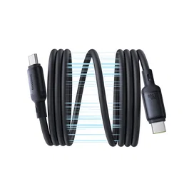 Baseus PicoGo Cable USB-C a USB-C 1m Negro - Carga Rápida USB PD 3.1, 240W, USB 3.1 (0.48 Gbit/s), Conector Macho