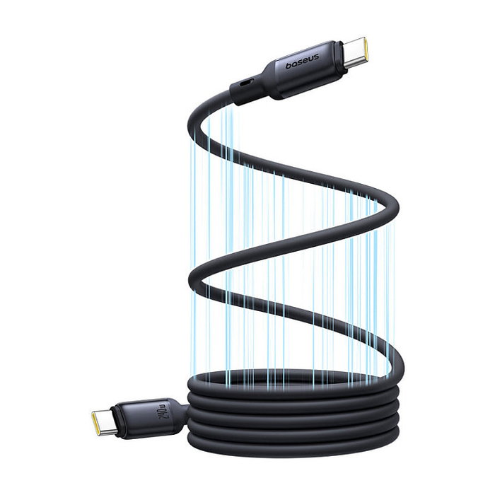 Baseus PicoGo Cable de Carga Magnético USB-C 240W 1m Negro Baseus PicoGo Cable de Carga Magnético USB-C 240W 1m Negro