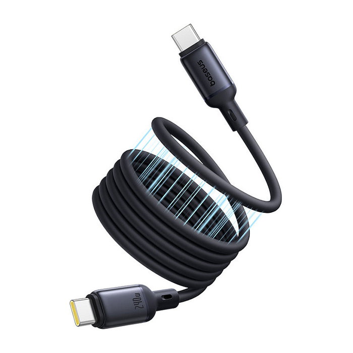 Baseus PicoGo Cable de Carga Magnético USB-C 240W 1m Negro Baseus PicoGo Cable de Carga Magnético USB-C 240W 1m Negro